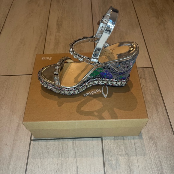 Christian Louboutin pira ryad 110 wedge heels (size 40) - Picture 7 of 9